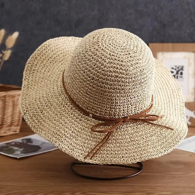 Levoire | Chapeau d'été avec Design Élégant et Protection Solaire pour Femmes Beige