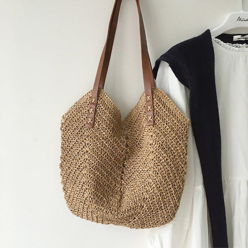 Levoire | Sac Hobo Femme Grande Épaule En Paille