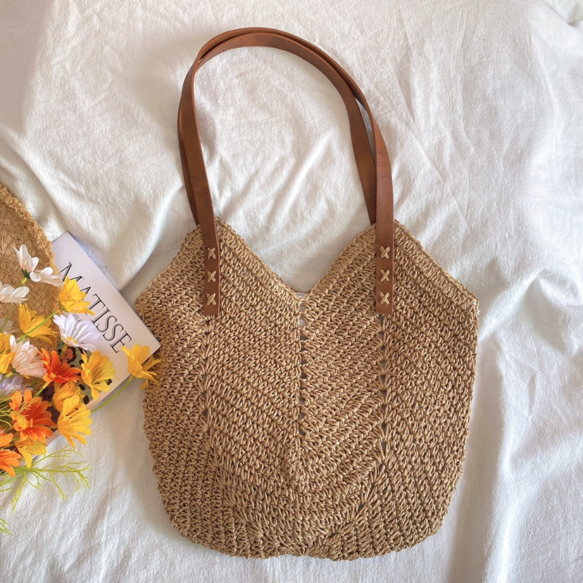 Levoire | Sac Hobo Femme Grande Épaule En Paille