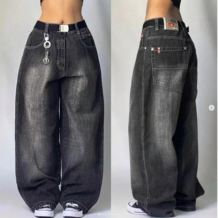 Levoire | Unisex Retro Baggy Cargo Jeans