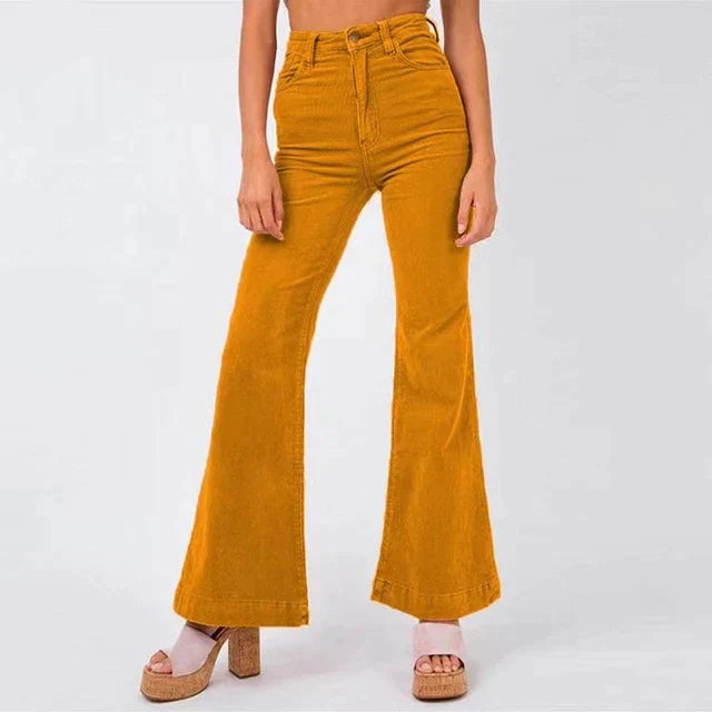 Levoire | Mode De Rue Femmes Pantalons Jaune