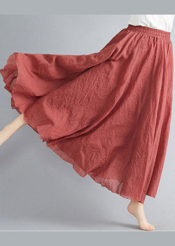 Levoire | Ceinture En Fibre Rustique Extra Large Ourlet Jupes En A En Coton-Lin Été