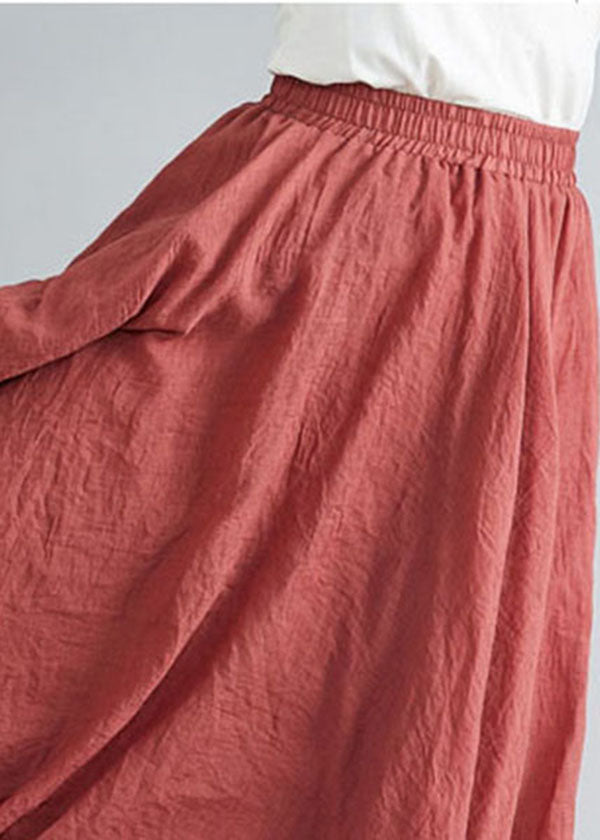 Levoire | Ceinture En Fibre Rustique Extra Large Ourlet Jupes En A En Coton-Lin Été