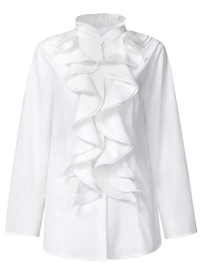 Levoire | Femme Blouse Asymétrique Avec Patte De Boutonnage