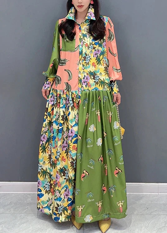 Levoire | Robe à col inversé de style coréen Taille unique