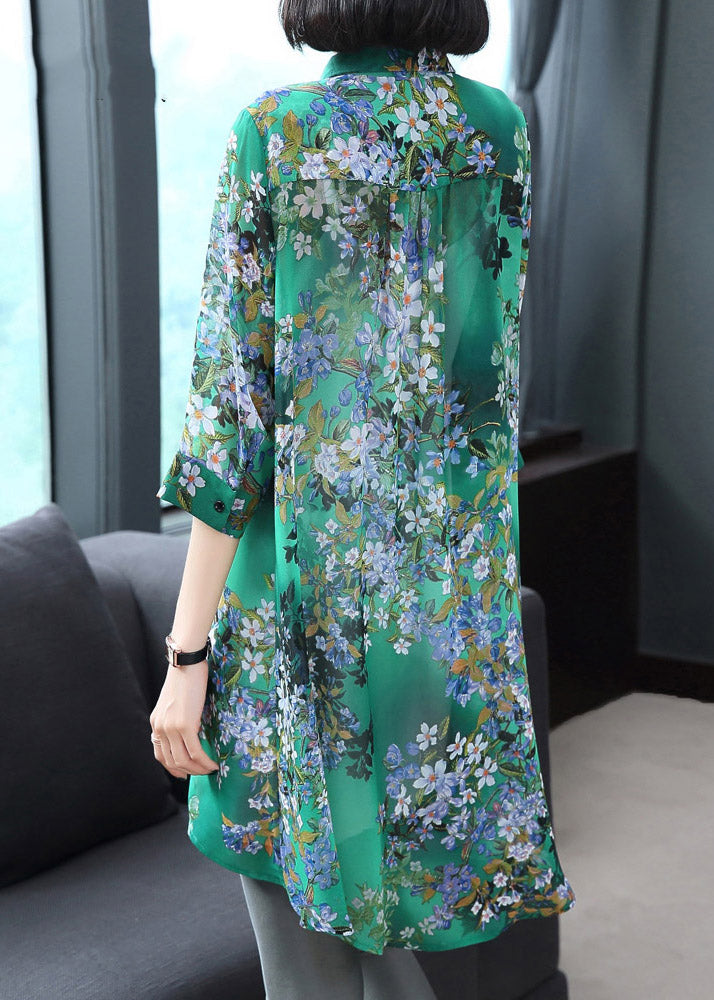 Levoire | Chiffon blouse col Peter Pan