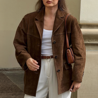 Levoire | Veste Blazer Surdimensionnée Vintage Pour Femmes L