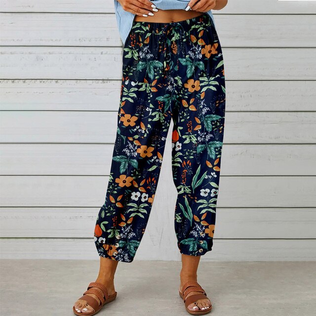 Levoire | Pantalon Avec Taille Élastique Orange