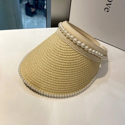 Levoire | Élégance Solaire - Chapeau d'Été avec Protection UV et Grande Visière pour Femmes Beige