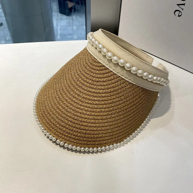 Levoire | Élégance Solaire - Chapeau d'Été avec Protection UV et Grande Visière pour Femmes Kaki