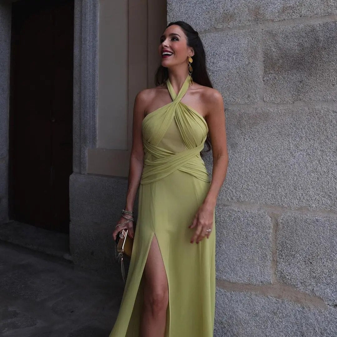 Levoire | Col Rond Dos Sidé Fente Maxime Robe Style 1