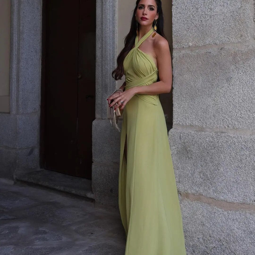 Levoire | Col Rond Dos Sidé Fente Maxime Robe