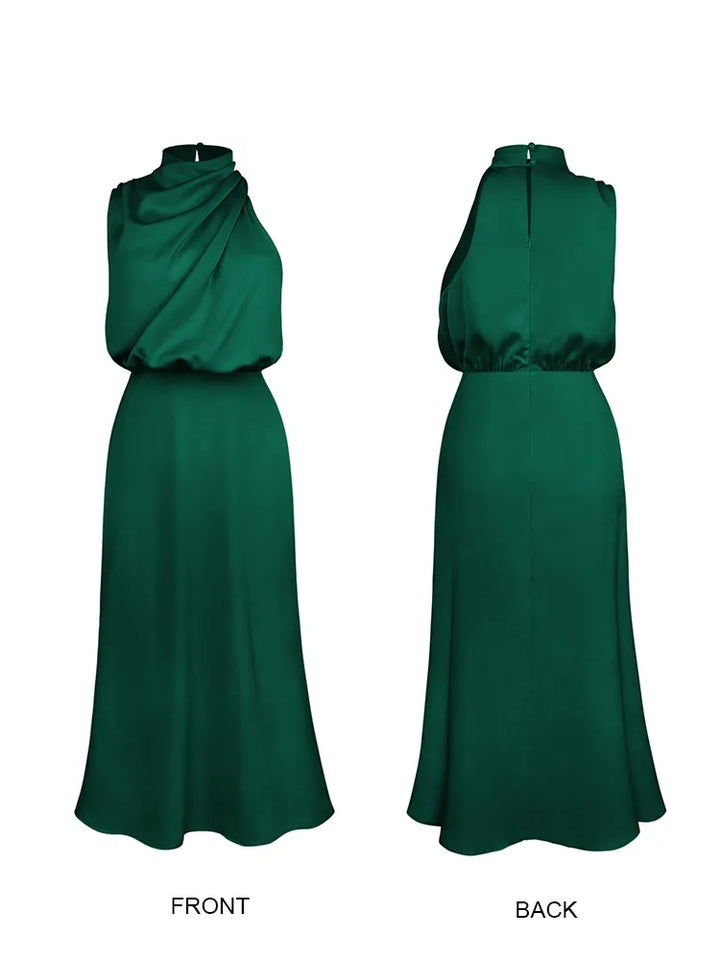 Levoire | Robe Maxi Satin Élégante