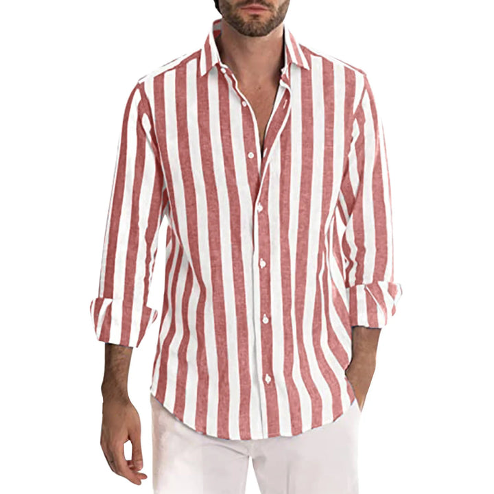 Levoire | Chemise En Lin Pour Hommes Dans Un Style Moderne Rosa