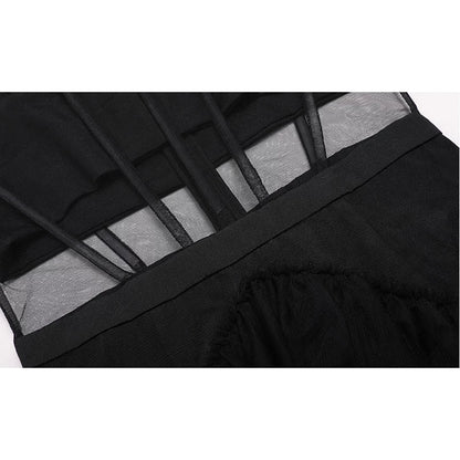 Levoire | Robe Maxi Corset Blonde À Épaules Dénudées