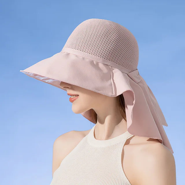 Levoire | Chapeau Seau avec Tissu Léger et Respirant pour l'Été Rose