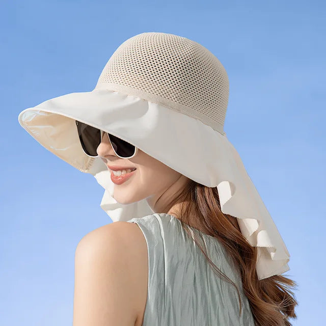 Levoire | Chapeau Seau avec Tissu Léger et Respirant pour l'Été Beige