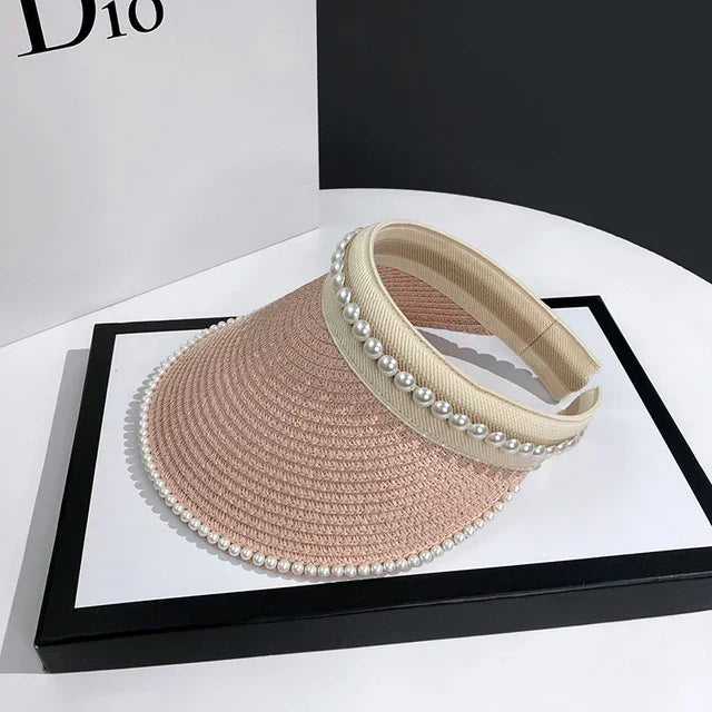 Levoire | Chapeau de Plage avec Style Élégant et Protection Solaire pour Femmes Rose 56-58