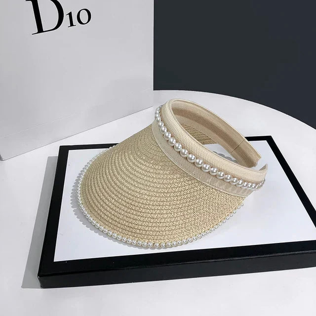 Levoire | Chapeau de Plage avec Style Élégant et Protection Solaire pour Femmes Beige 56-58
