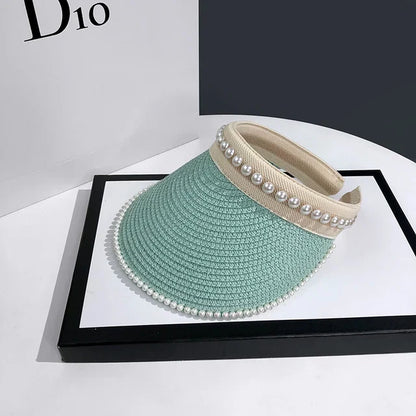 Levoire | Chapeau de Plage avec Style Élégant et Protection Solaire pour Femmes Vert 56-58