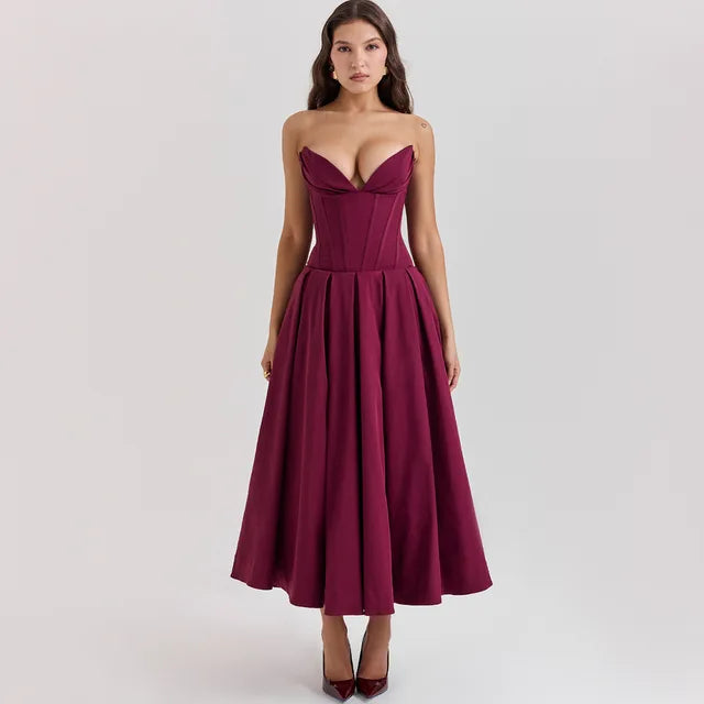 Levoire | Légante Robe De Marie Rouge foncé