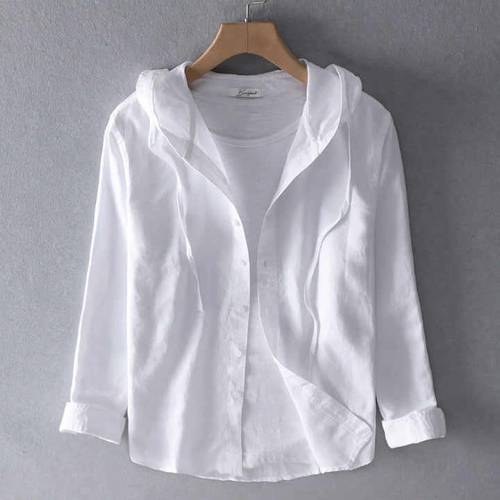Levoire | Sweat à capuche léger Blanc