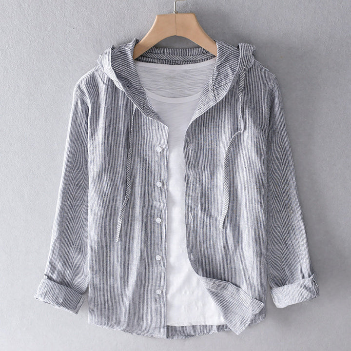 Levoire | Chemise En Lin Respirant Gris