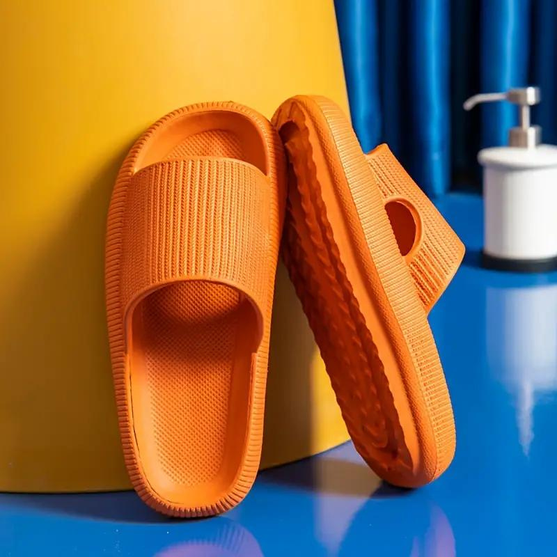 Levoire | Chaussons Super Doux Antidérapants Chaussons En Eva Orange-Rouge