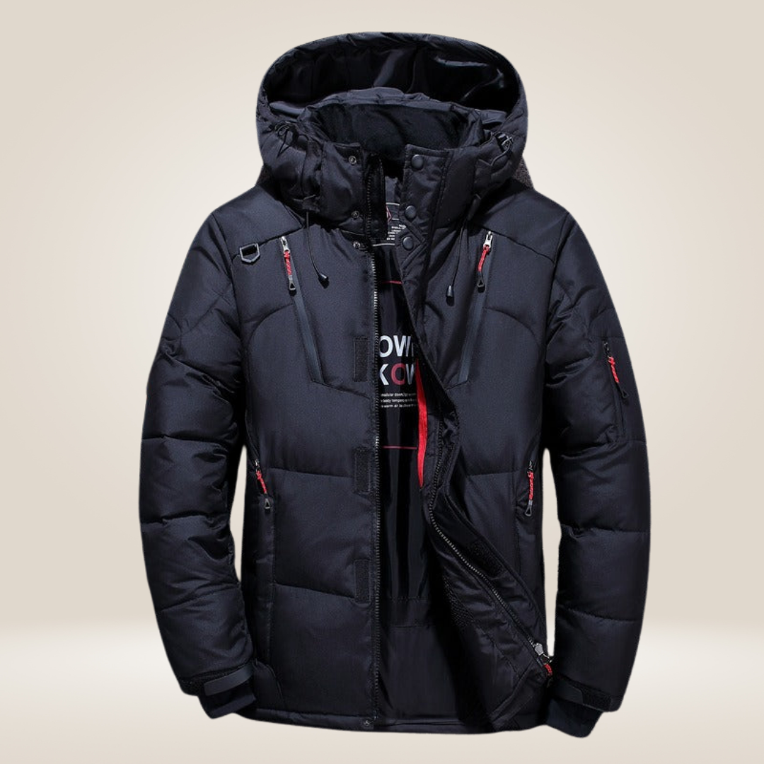Levoire | Veste Chaude En Duvet Noir