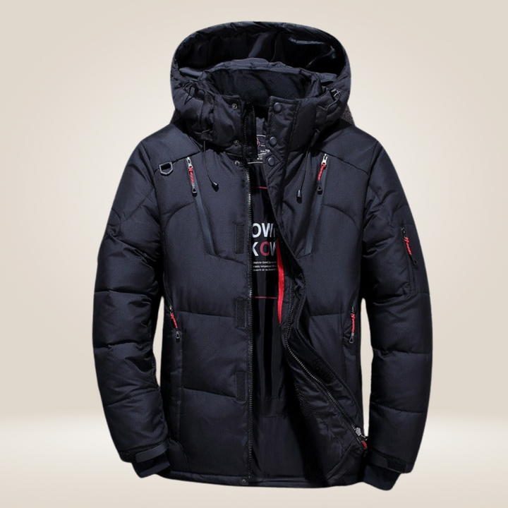 Levoire | Veste Chaude En Duvet Noir