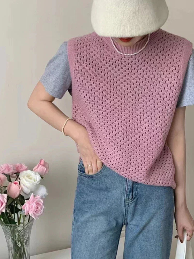Levoire | Pull En Tricot Sans Manches Pour Femmes