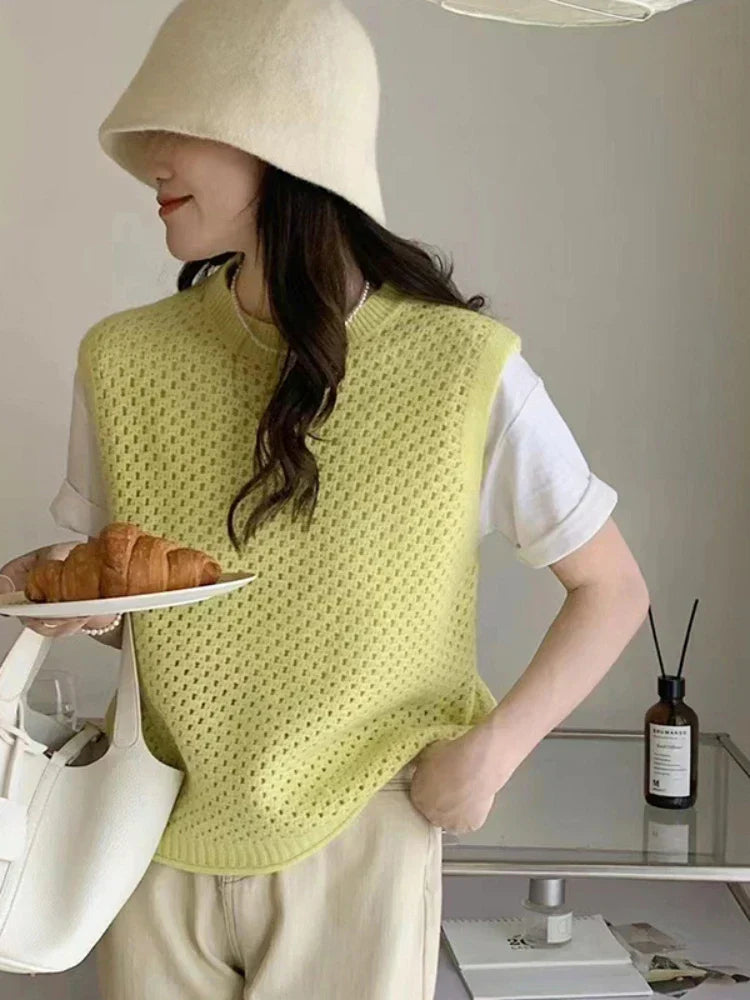 Levoire | Pull En Tricot Sans Manches Pour Femmes