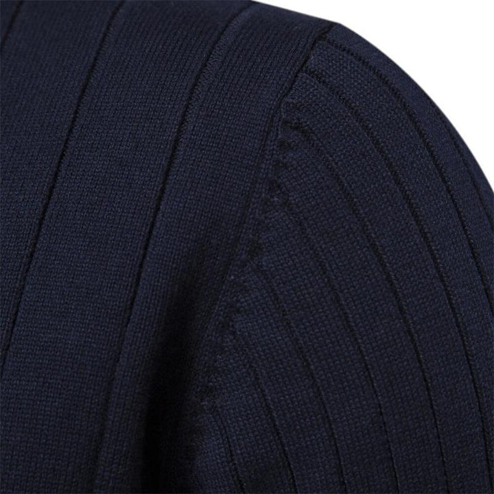 Levoire | Demi-Zip Col Montant Pull En Maille Pull Pour Hommes