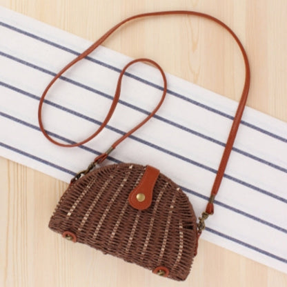 Levoire | Vintage En Paille Demi-Ronde Café