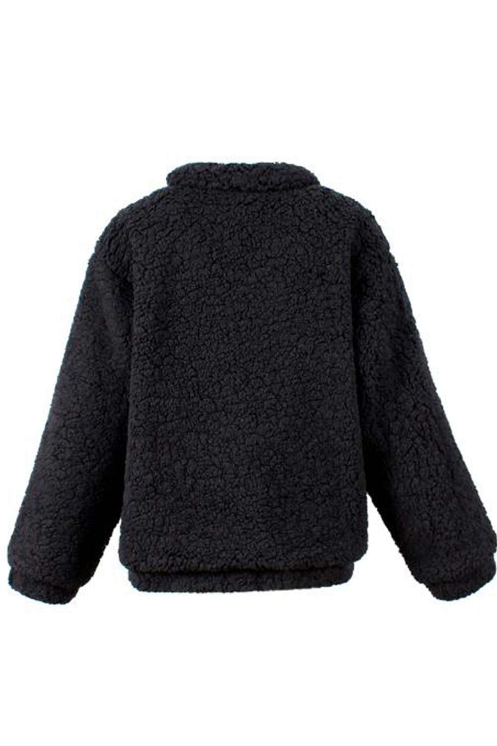 Levoire | Veste shaggy à fermeture éclair en peluche