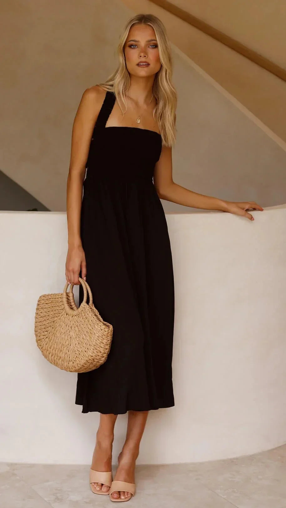 Levoire | Belle Robe Maxi Sans Bretelles Avec Bretelles
