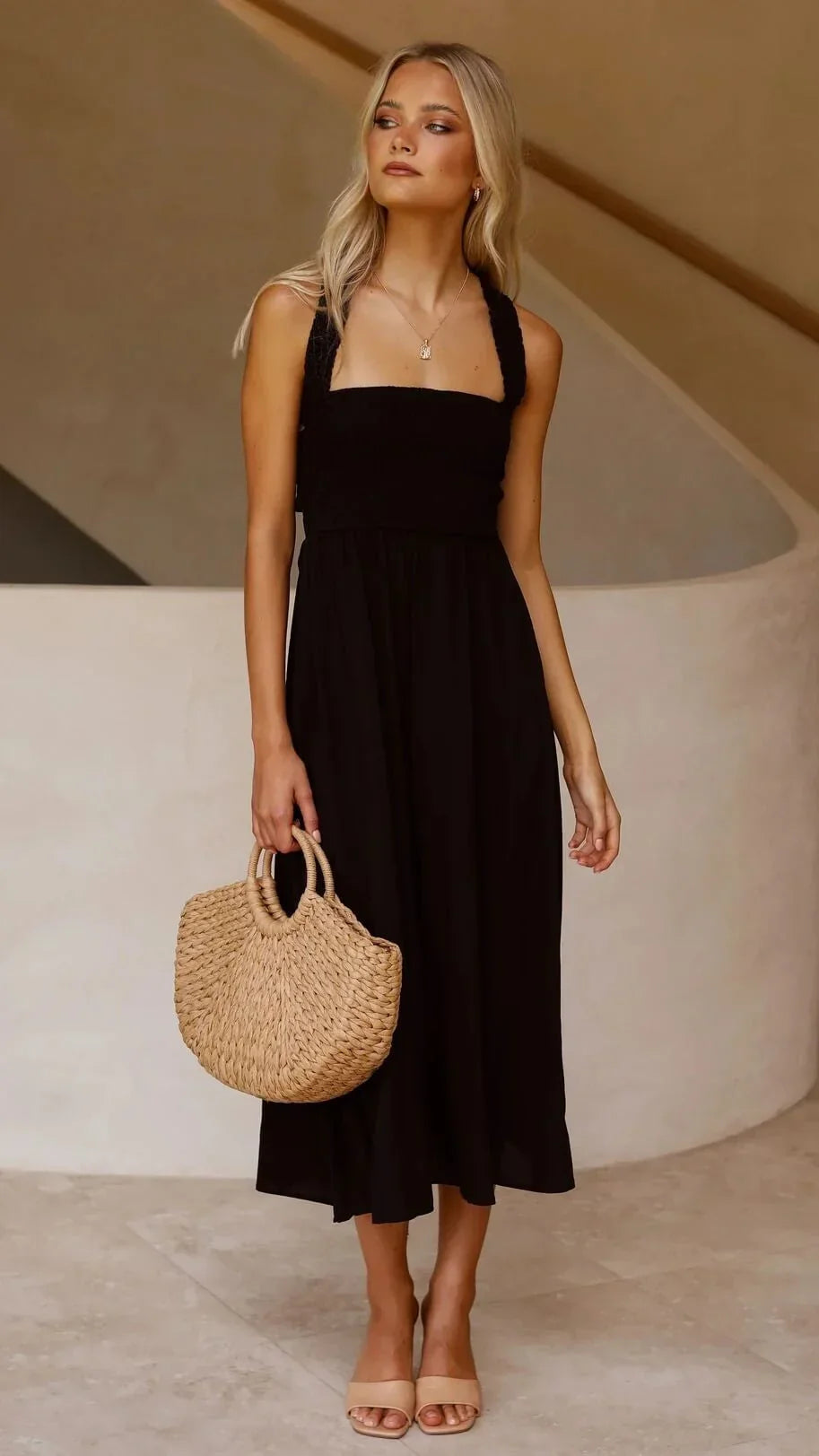Levoire | Belle Robe Maxi Sans Bretelles Avec Bretelles