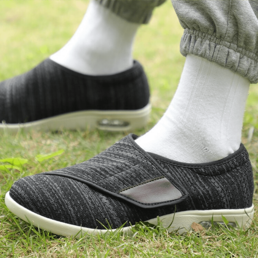 Levoire | Chaussures orthopédiques larges pour diabétiques Gris