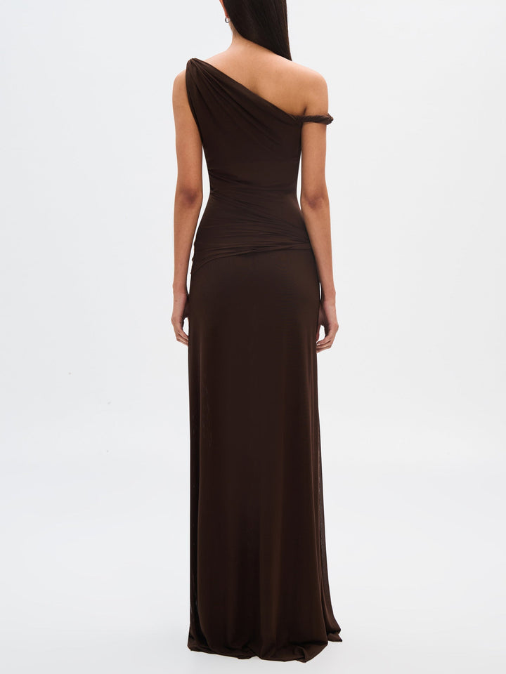 Levoire | Robe Maxi Élégante Avec Détail Drapé Pour Femmes