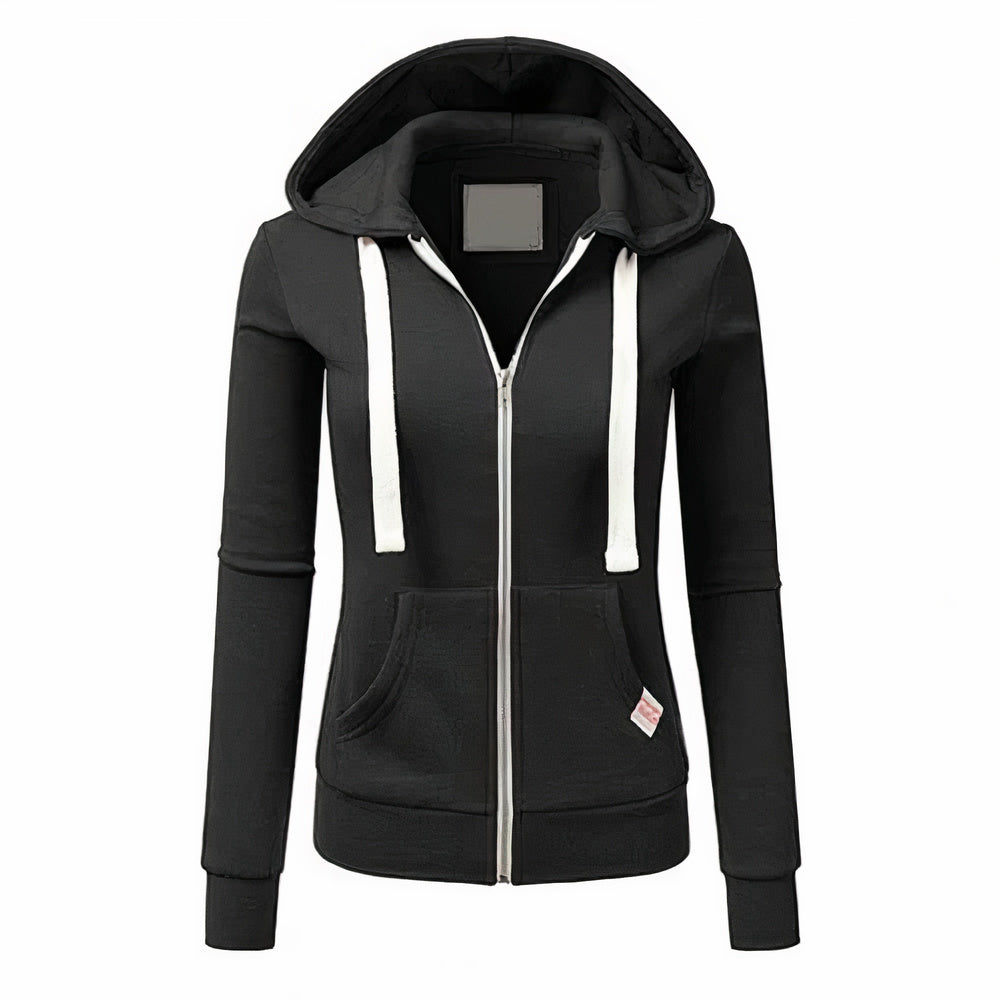 Levoire | Pull Zippé Élégant Pour Femmes Noir