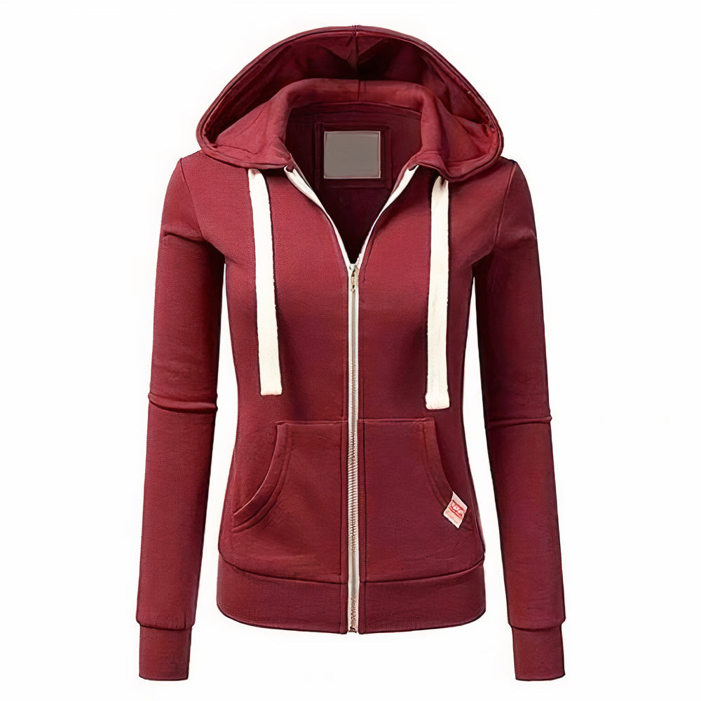 Levoire | Pull Zippé Élégant Pour Femmes Rot