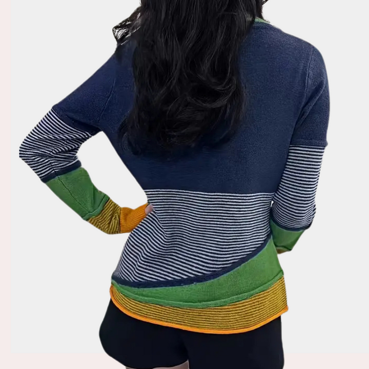 Levoire | Pull Rayé Confortable Pour Femmes