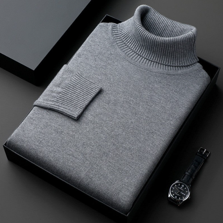 Levoire | Édler col rond en laine Gris