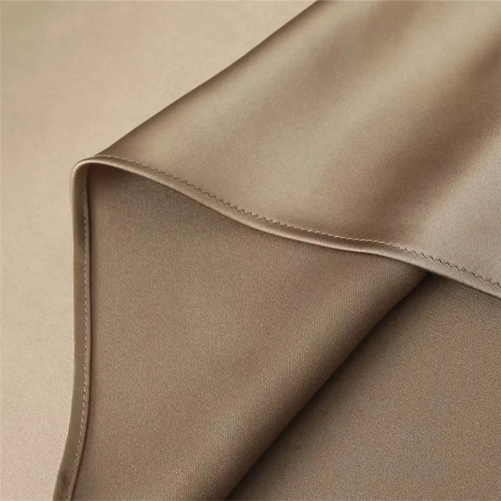 Levoire | Robe Midijupe En Satin Élégante