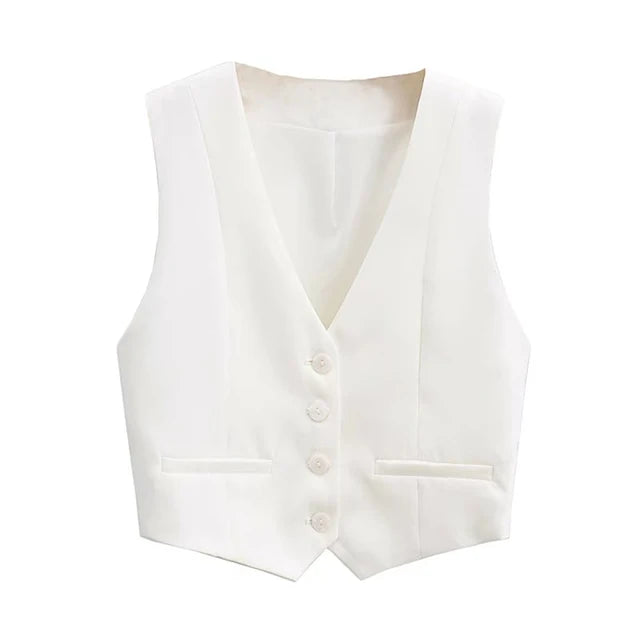 Levoire | Gilet sans manches pour femmes Blanc