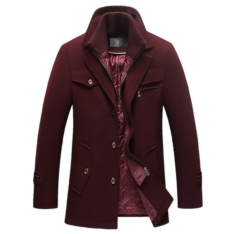 Levoire | Combinaison En Laine Mérinos Rouge royal