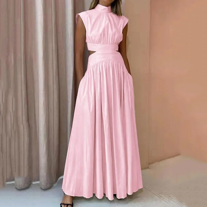 Levoire | Robe Maxi I Exécution Élégante Rosa