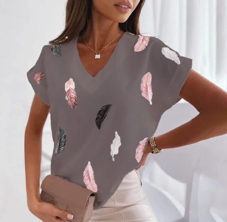 Levoire | Mode T-Shirt Avec Col En V