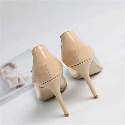 Levoire | chaussures à talons avec pointes aigües et panneau latéral transparent