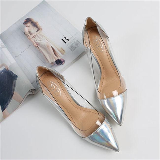 Levoire | chaussures à talons avec pointes aigües et panneau latéral transparent HOPEA